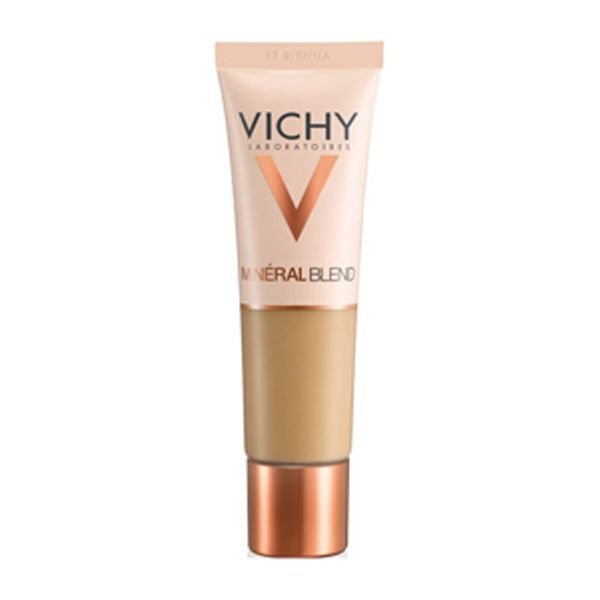 Vichy Mineralblend Ενυδατικό Make-up 16 Ωρών Λεπτόρρευστης Υφής Για Όλες Τις Επιδερμίδες 12 Sienna 30ml