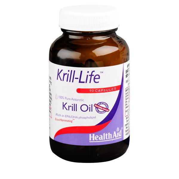 Health Aid Krill-Life Έλαιο Krill Ανταρκτικής 90 Κάψουλες