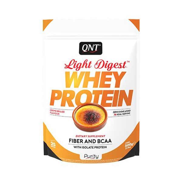 QNT Light Digest Whey Protein Η Νέα Γενιά Πρωτεΐνης Με Γεύση Creme Brulee 500g