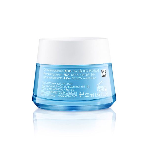 Vichy Aqualia Thermal Κρέμα Προσώπου Ενυδατικής Αναπλήρωσης Για Ευαίσθητο & Ξηρό/Πολύ Ξηρό Δέρμα 50ml
