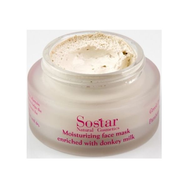 Sostar "Το Γάλα" Ενυδατική Μάσκα Προσώπου Με Βιολογικό Γάλα Γαϊδούρας 60ml