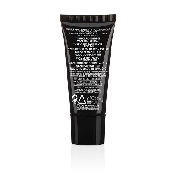 Vichy Dermablend Διορθωτικό Make-up Με Λεπτόρρευστη Υφή Για Ματ Αποτέλεσμα Spf35 25 Nude 30ml