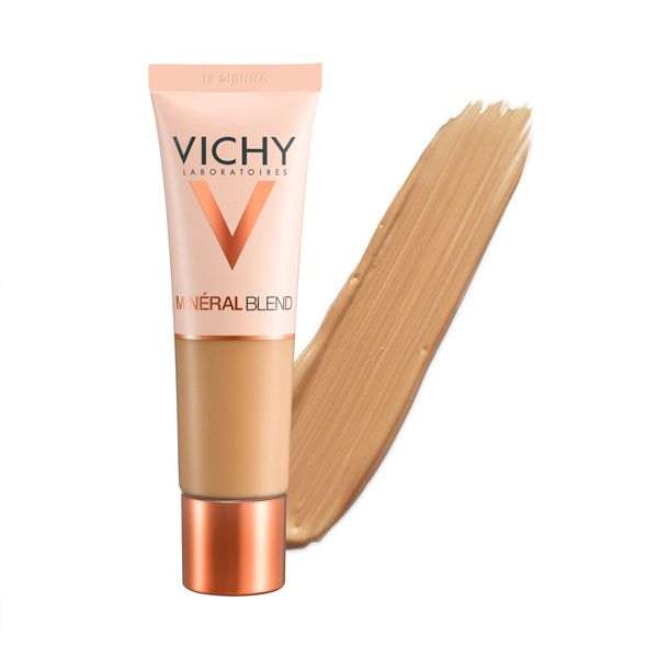 Vichy Mineralblend Ενυδατικό Make-up 16 Ωρών Λεπτόρρευστης Υφής Για Όλες Τις Επιδερμίδες 12 Sienna 30ml
