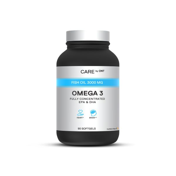 QNT Care Omega 3 3000 mg EPA / DHA Συμπλήρωμα Διατροφής με Ιχθυέλαιο για Υποστήριξη Καρδιακής και Εγκεφαλικής Λειτουργίας 90 Μαλακές Κάψουλες