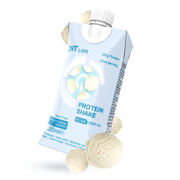QNT Liife Protein Shake BCAA 5000 mg Ρόφημα Πρωτεΐνης με Γεύση Vanilla 330 ml