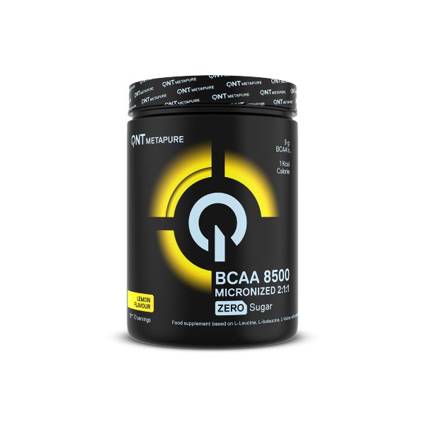 QNT Metapure BCAA 8500 Micronized 2:1:1 Συμπλήρωμα Διατροφής για Μυϊκή Συντήρηση και Απόδοση με Γεύση Lemon 350 gr