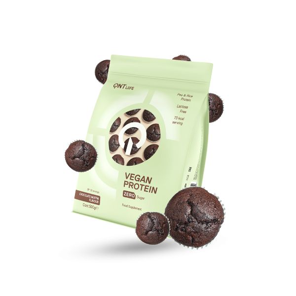 QNT Liife Vegan Protein Πρωτεΐνη σε Γεύση Chocolate Muffin 500 gr