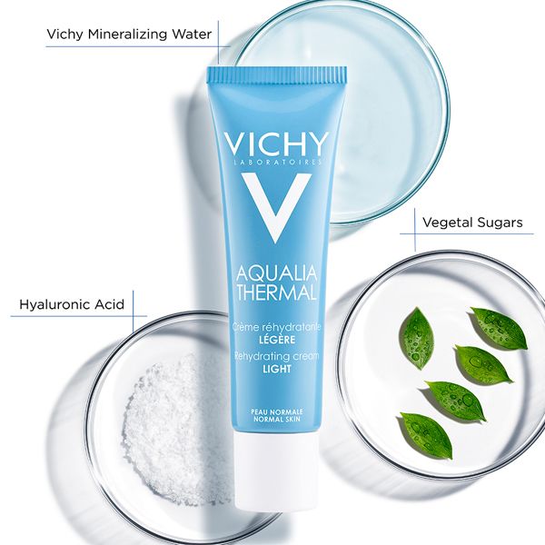 Vichy Aqualia Thermal Ενυδατική Κρέμα Προσώπου Ελαφριάς Υφής Για Κανονικό/Ευαίσθητο Δέρμα 30ml