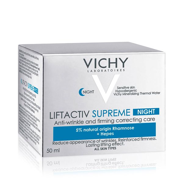 Vichy Liftactiv Supreme Κρέμα Προσώπου Νύχτας Αντιγήρανσης & Ανόρθωσης 50ml