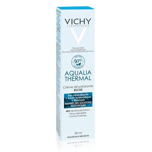 Vichy Aqualia Thermal Ενυδατική Κρέμα Προσώπου Για Ξηρό/Πολύ Ξηρό Δέρμα 30ml