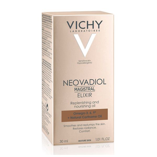 Vichy Neovadiol Magistral Elixir Ξηρό Έλαιο Αναδόμησης & Θρέψης Για Ξηρό/Πολύ Ξηρό Δέρμα Από Ορμονική Επιβράδυνση Εμμηνόπαυσης 30ml