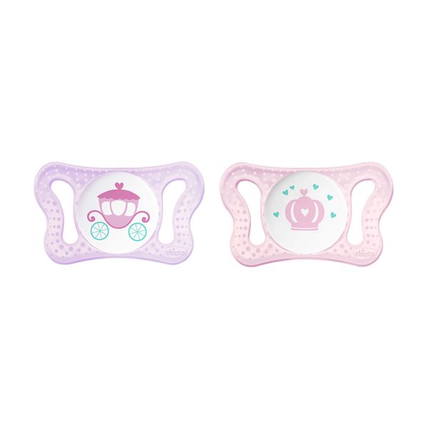 Chicco Physio Forma Micro Πιπίλα Σιλικόνης 0-2m 2τμχ