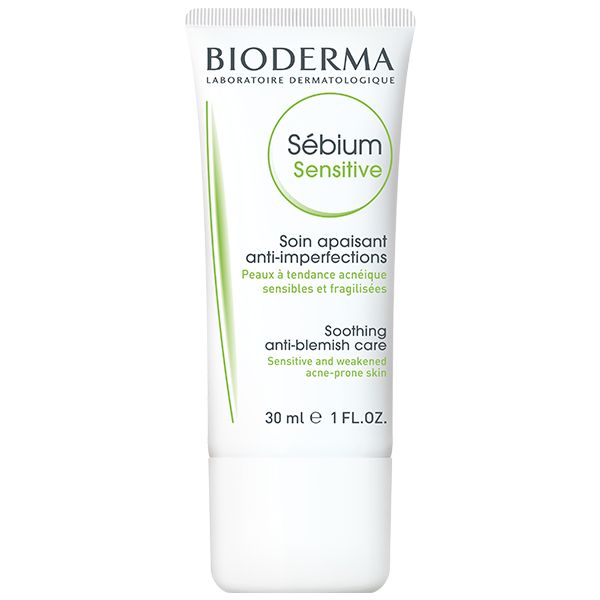Bioderma Sebium Sensitive Κρέμα Προσώπου Για Ευαίσθητο & Ακνεϊκό Δέρμα 30ml