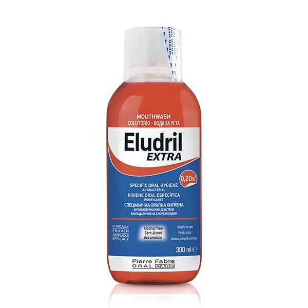 Eludril Extra 0.20% Στοματικό Διάλυμα Για Αντιβακτηριακή Προστασία Εώς 12h 300ml