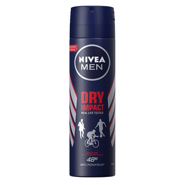 Nivea Men Dry Impact Αποσμητικό Spray 48ωρης Προστασίας 150ml