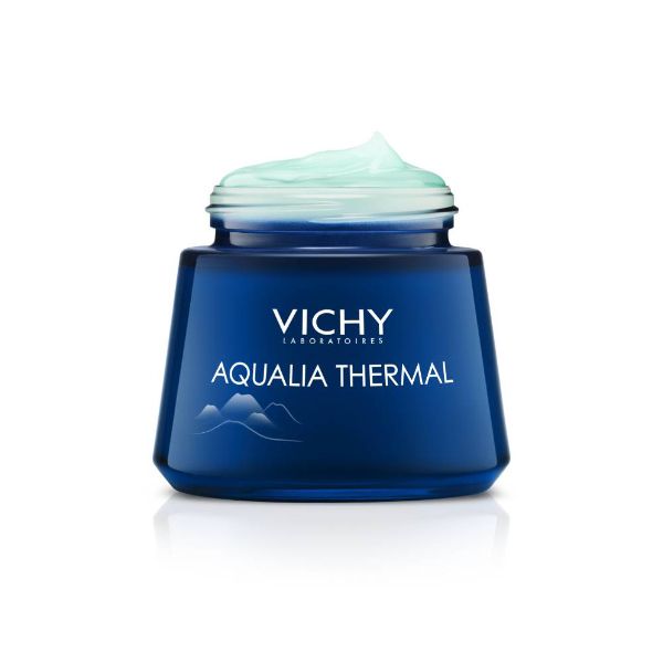 Vichy Aqualia Thermal Night Spa Ενυδατική Κρέμα Προσώπου Νύχτας & Μάσκα 2 Σε 1 Για Ευαίσθητο/Αφυδατωμένο Δέρμα 75ml