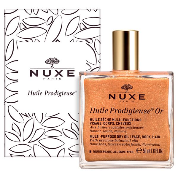 Nuxe Prodigieuse Huile OR Ιριδίζον Ξηρό Λάδι Για Πρόσωπο/Σώμα & Μαλλιά 50ml