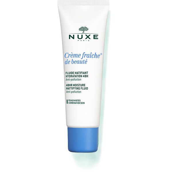 Nuxe Fraiche De Beaute Fluid 48ωρη Ενυδατική Κρέμα Προσώπου Ελαφριάς Υφής Για Ματ Αποτέλεσμα Για Μικτό Δέρμα 50ml