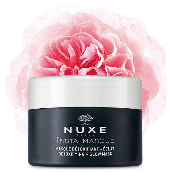 Nuxe Insta-Masque Μάσκα Για Αποτοξίνωση & Λάμψη Με Τριαντάφυλλο & Ενεργό Άνθρακα Για Όλες Τις Επιδερμίδες 50ml