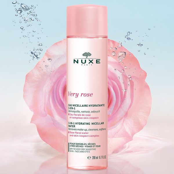 Nuxe Very Rose Soothing Micellar Water Απαλό Νερό Καθαρισμού & Ντεμακιγιάζ 3 Σε 1 200ml