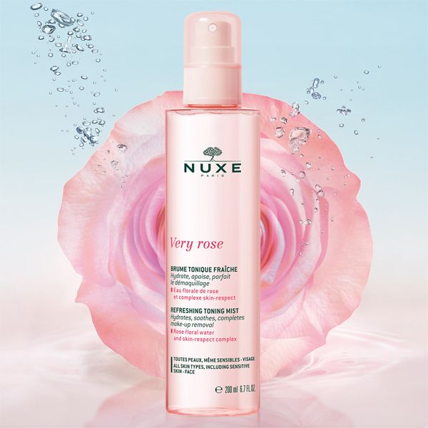 Nuxe Very Rose Refreshing Toning Mist Τονωτικό & Ενυδατικό Σπρει Προσώπου 200ml