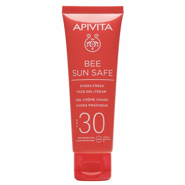 Apivita Bee Sun Safe Αντηλιακή Ενυδατική Κρέμα-Τζελ Προσώπου Spf30 50 ml