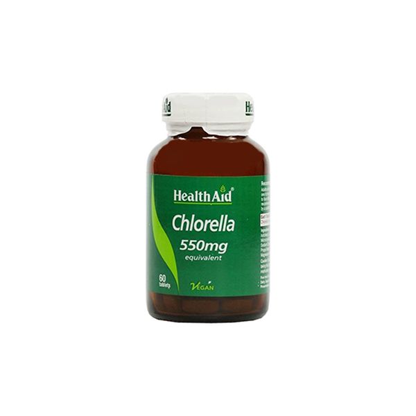Health Aid Chlorella Συμπλήρωμα Διατροφής για το Πεπτικό Σύστημα 550mg 60 ταμπλέτες
