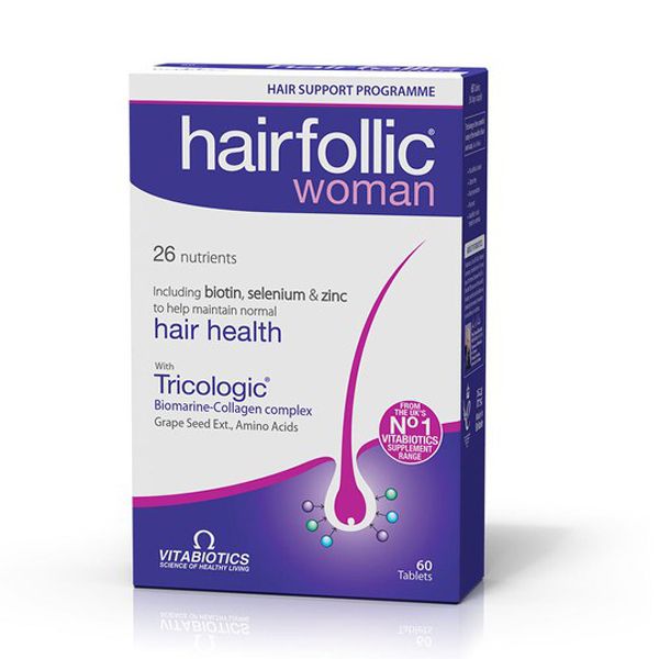 Vitabiotics Wellwoman Hairfollic 60 ταμπλέτες