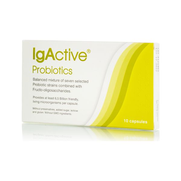 IgActive Probiotics Συμπλήρωμα Διατροφής με Προβιοτικά 10 κάψουλες
