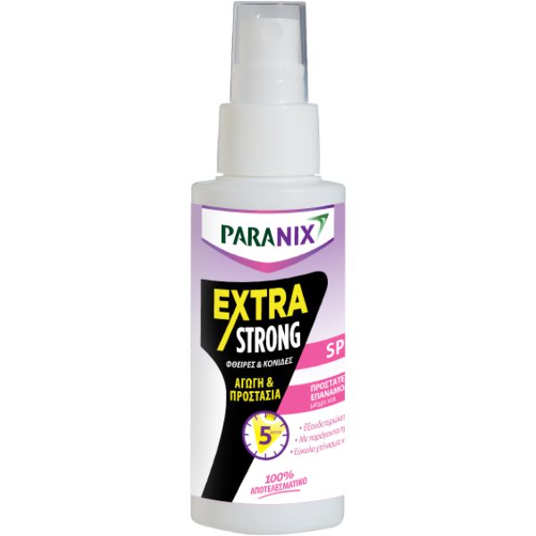 Paranix Extra Strong Spray Αγωγή & Προστασία Για Φθείρες & Κόνιδες 100ml