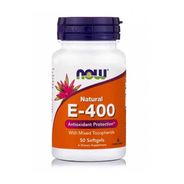 Now Foods Vitamin E-400IU with Selenium 50 softgels