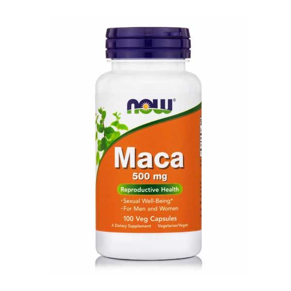 Now Maca 500mg Συμπλήρωμα Διατροφής για την Υγεία του Αναπαραγωγικού Συστήματος 100 vegicaps