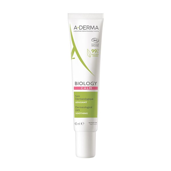 A-Derma Biology CALM Δερματολογική Καταπραϋντική Φροντίδα για το Αντιδραστικό & Δυσανεκτικό Δέρμα 40 ml