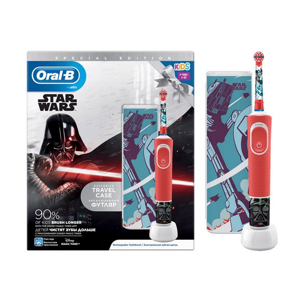 Oral-B Vitality Παιδική Ηλεκτρική Οδοντόβουρτσα Disney Star Wars & Δώρο Θήκη Ταξιδίου
