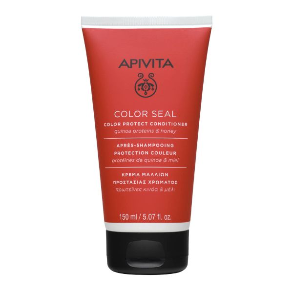 Apivita Color Seal Κρέμα Μαλλιών Προστασίας Χρώματος με Πρωτεΐνες Κινόα και Μέλι 150 ml