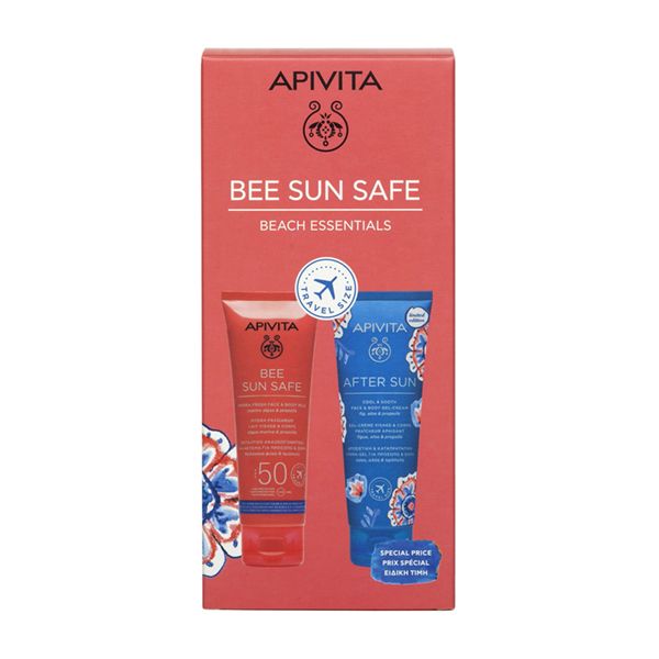 Apivita Bee Sun Safe Set με Ενυδατικό Γαλάκτωμα Προσώπου-Σώματος Spf50 100ml & After Sun 100 ml