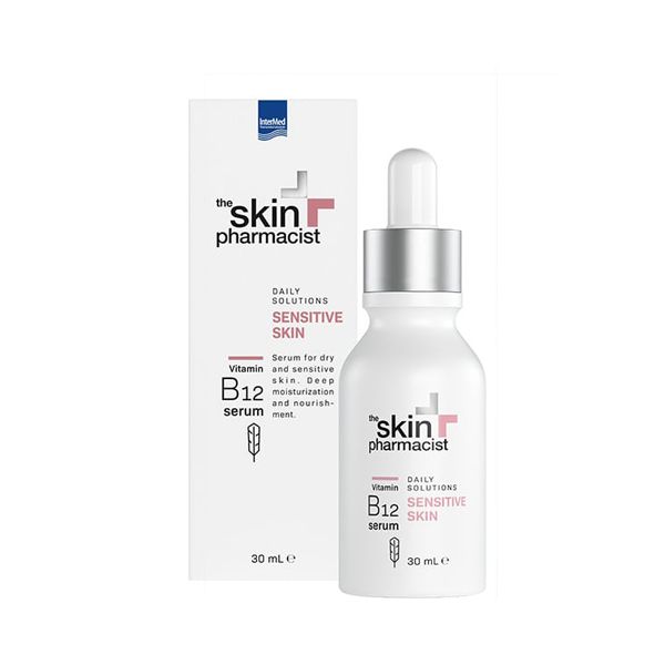 The Skin Pharmacist Sensitive Skin B12 Serum Ορός Προσώπου Βαθιάς Ενυδάτωσης για Ξηρή/Πολύ Ξηρή & Ευαίσθητη Επιδερμίδα 30ml