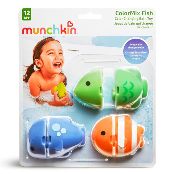 Munchkin ColorMix Fish Παιχνίδι Μπάνιου που Αλλάζει Χρώμα με τη Θερμοκρασία 12m+