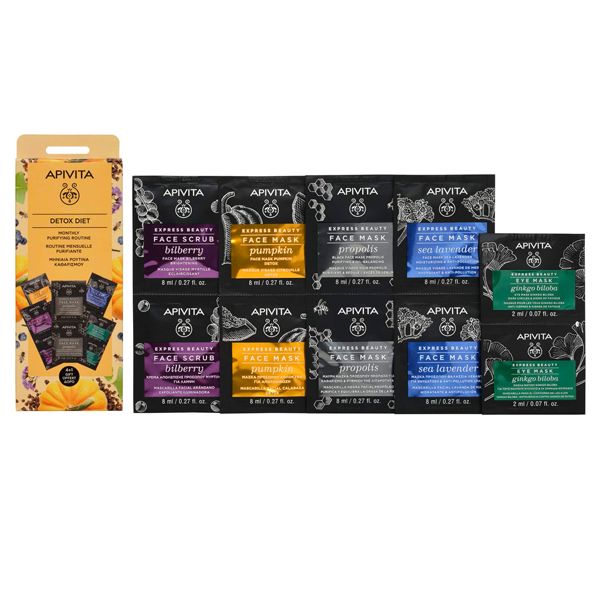 Apivita Set με Express Beauty Detox Diet 5 τμχ