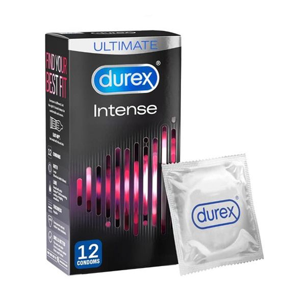 Durex Intense Ultimate Προφυλακτικά με Ραβδώσεις & Κουκίδες 12 τμχ