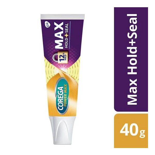 Corega Max Hold+Seal Στερεωτική Κρέμα για Τεχνητές Οδοντοστοιχίες 40 gr
