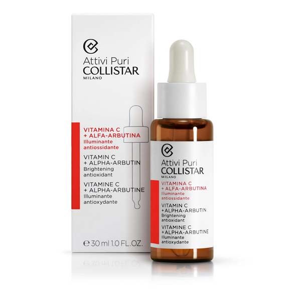 Collistar Attivi Puri Vitamin C + Alpha-Arbutin Αντιοξειδωτικός Ορός Προσώπου για Λάμψη 30 ml