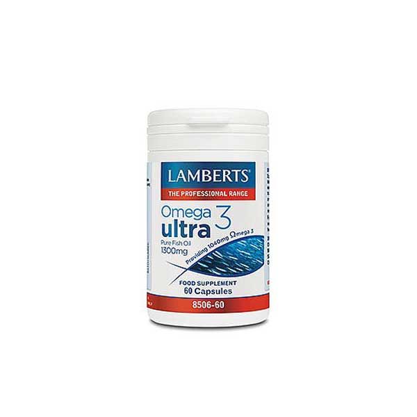 Lamberts Omega 3 Ultra Ιχθυέλαιο των 1300mg 60 κάψουλες