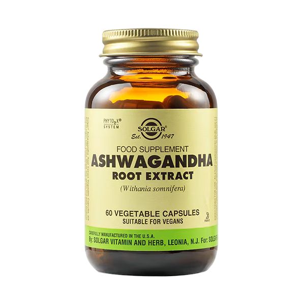 Solgar Ashwagandha Root Extract (Withania Somnifera) 60 Φυτικές Κάψουλες