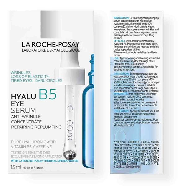 La Roche-Posay Hyalu B5 Eye Serum Επανορθωτικός Ορός Ματιών 15 ml