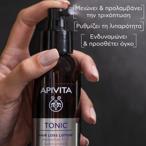 Apivita Λοσιόν Κατά της Τριχόπτωσης με Hippophae TC και Πρωτεΐνες Λούπινου 150 ml