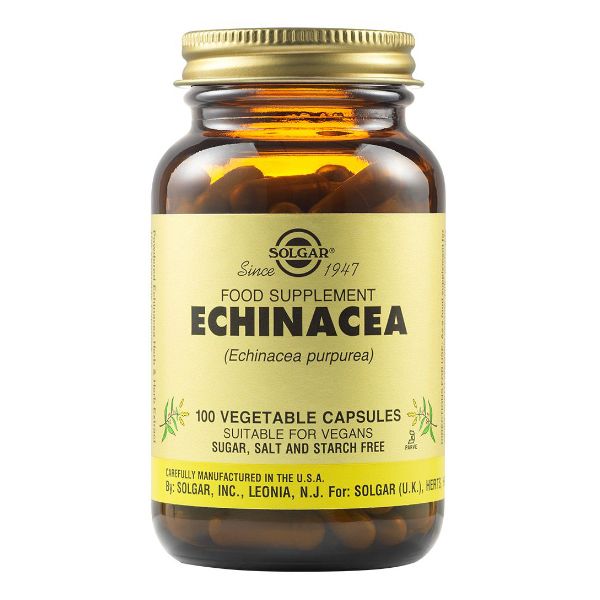 Solgar Echinacea (Echinacea purpurea) 100 Veg. Capsoules