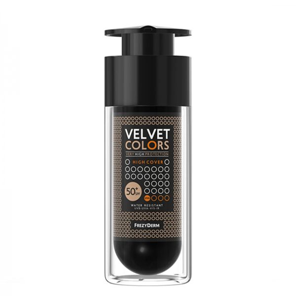 Frezyderm Velvet Colors High Cover Foundation Ματ Φινίρισμα & Υψηλή Αντηλιακή Προστασία Spf50+ 30 ml