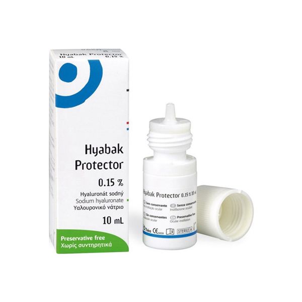 Thea Hyabak Protector 0,15% Οφθαλμικές Σταγόνες με Υαλουρονικό Νάτριο 10 ml