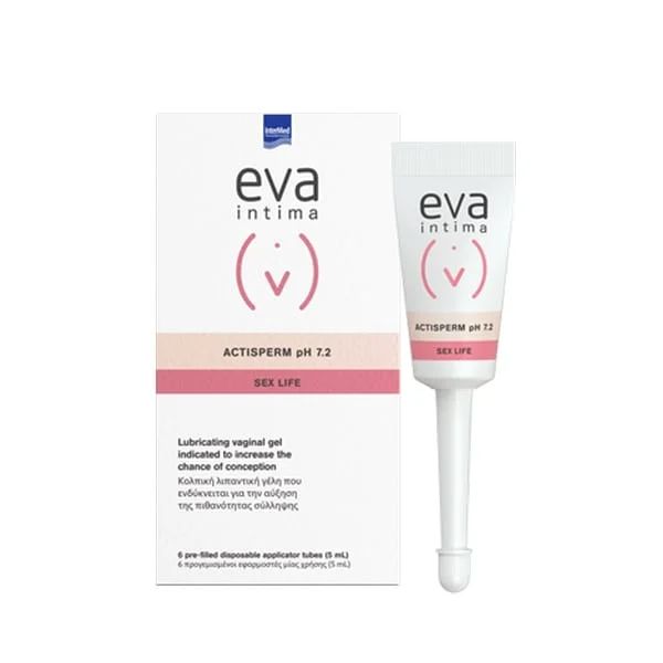 Actisperm Κολπική Λιπαντική Γέλη για Αύξηση της Πιθανότητας Σύλληψης 6 τμχ